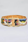 Flower Embroidered Belt