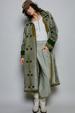 Embroidered Velvet Duster