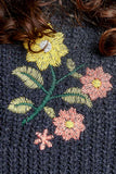 Peace Embroidered Cardigan