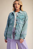 Bandana Print Washed Jacket