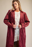 Textured Velvet Coat