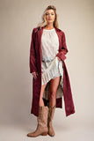 Textured Velvet Coat