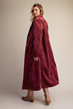 Textured Velvet Coat