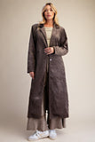 Textured Velvet Coat