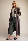 Textured Velvet Coat