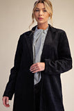 Textured Velvet Coat