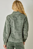 Corduroy Peplum Jacket
