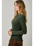Lettuce Edge Textured Top