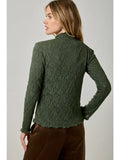 Lettuce Edge Textured Top