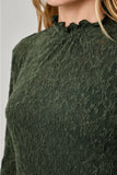 Lettuce Edge Textured Top