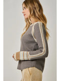 Raglan Trim Detail Sweater