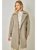 Lapel Collar Robe Coat