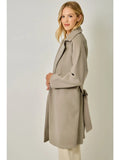 Lapel Collar Robe Coat