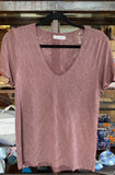 Slub Scoop Neck Tee