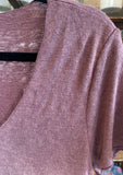 Slub Scoop Neck Tee