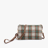 Riley Plaid Crossbody/Wristlet
