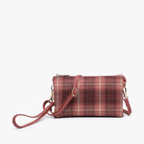 Riley Plaid Crossbody/Wristlet