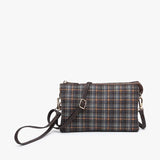 Riley Plaid Crossbody/Wristlet