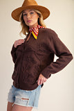 Flower Embroidered Cardigan