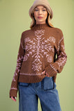 Snowflake Knitted Sweater