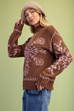 Snowflake Knitted Sweater