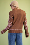 Snowflake Knitted Sweater
