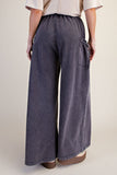 Tie Pocket Terry Knit Pants