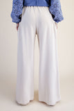 Tie Pocket Terry Knit Pants