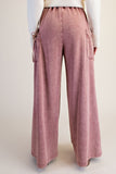 Tie Pocket Terry Knit Pants