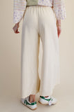 Drawstring Terry Knit Pants