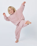 Fuzzy Boxy Sweater - Ash Rose
