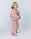 Fuzzy Boxy Sweater - Ash Rose