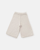 Fuzzy Wide Leg Pants - Ecru