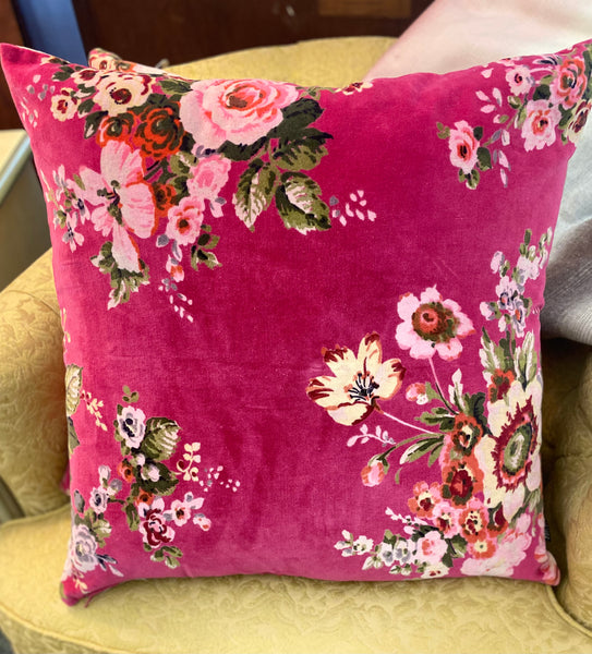 Floral Velvet Pillows
