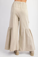 Terry Knit Flare Pants