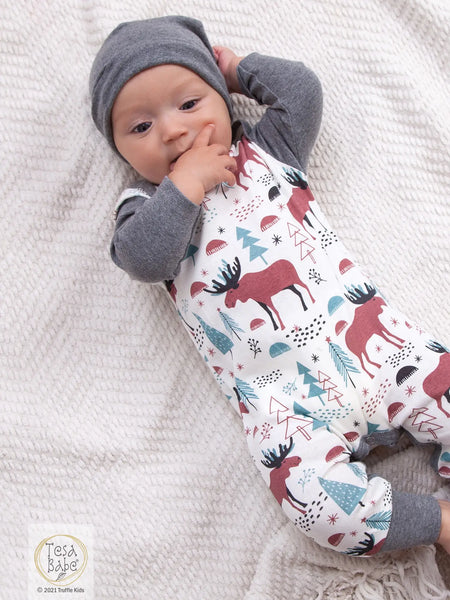 Moose Tracks Romper