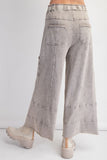 Mineral Washed Terry Knit Pants