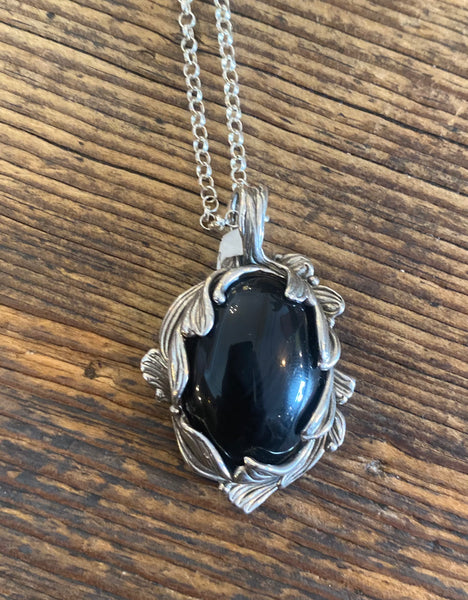 Onyx Pendant Necklace