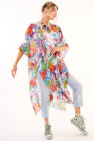 Virginia Embellished Floral Kimono