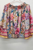 Miss September Floral Blouse