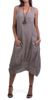 Linen Sleeveless Dress