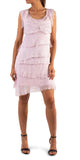 Sleeveless Ruffle Dress