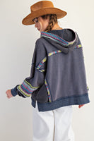 Daisy Patch Terry Hoodie