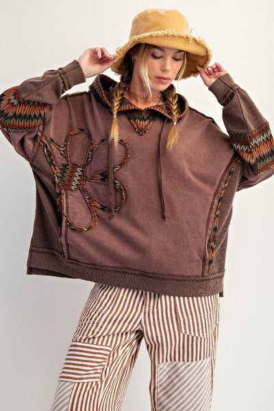 Daisy Patch Terry Hoodie