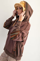 Daisy Patch Terry Hoodie