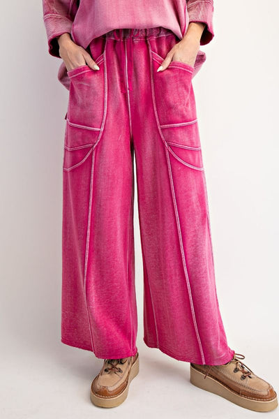 Washed Terry Pants