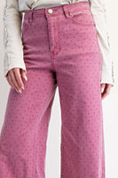 Polka Dots Twill Pants