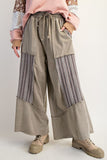Jacquard Contrast Terry Pants
