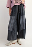 Jacquard Contrast Terry Pants