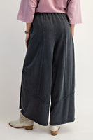 Jacquard Contrast Terry Pants